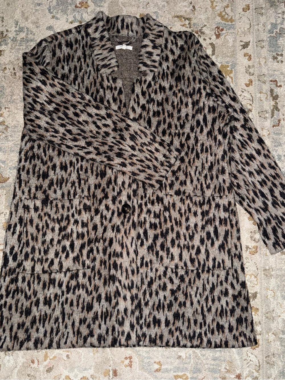 Maurices Brown & Black Leopard-Print Jacket